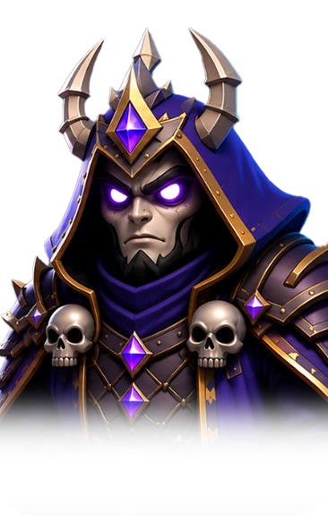 Dark Lord faction portrait for cursed rewards